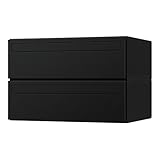 ナスタ:D-ALL　集合郵便受箱（屋内仕様）2戸用　前入後出 KS-MB4101P-2PK-BK