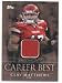 2009 Topps Career Best Jerseys #CM Clay Matthews - USC (RC - Rookie Insert - Piece of Authentic Senior Bowl Jersey)(Football Cards)