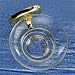 PBRASS SOAP DISH W/GLASS TRAY