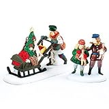 Department 56 "Gingerbread Vendor" Set of 2 Retired
