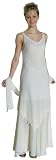 Plus Size Classic Caviar w/Flowers Asymmetrical Top w/Long Skirt Evening/ Prom/ Bridesmaid Set + Scarf