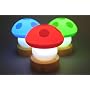 Colourful Mushroom Push/Touch Night Light/Lamp