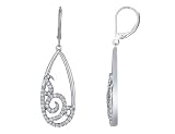 Diamond Earrings 9/10 Carat (ctw) in 18K White Gold