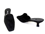 VANELi Women's Adela Mule Black Suede Size 9.5N New