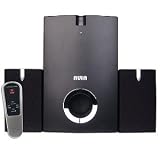 Avia 3-Piece 2.1 Personal Speaker System with Remote (Black)