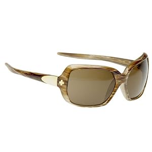 Spy Dynasty Sunglasses - Spy Optic Addict Series Polarized Fashion Eyewear - Color: Bone Stripe Tortoise/Bronze, Size: One Size Fits All