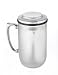 Price Comparison : Double-Walled Tea Cup with Infuser & Lid - Fine Stainless Steel Drinkware for Your Enjoyment
