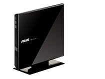 ASUS SDRW-08D1S-U External USB Slimline Portable DVD-RW DVD-ROM Combo Drive (For Laptops, Desktops and Netbooks)