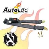 AutoLoc SB2PBK Black 2 Point Lap Seat Belt - 1 Belt AutoLoc SB2PBK Black 2 Point Lap Seat Belt - 1 Belt