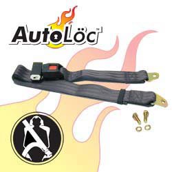 2 Point Black Lap Seat Belt (1 Belt)
