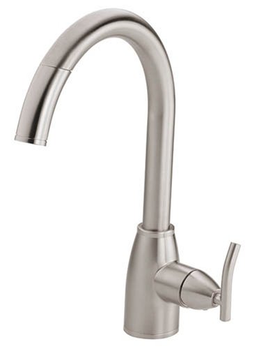 Danze D404554SS Sonora Single-Handle Pull-Down Kitchen Faucet, Stainless Steel (Not CA/VT Compliant)