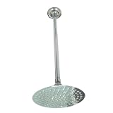 Kingston Brass K236K21 Victorian 10-inch Showerhead with 17-inch Ceiling Support, Polished Chrome
