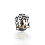 Bling Jewelry 925 Sterling Silver Letter J Alphabet Bead Screw Core Chamilia Pandora Bead Charm Style