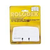 Office Products : Rolodex Card File Refills, 2 1/4in. x 4in., Printed, White, Pack Of 100