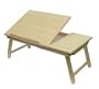 Space Saver Solid Wood Laptop Bed Tray Multiuse Laptop Table Desk, Notebook Stand Holds up to 18.4" Screen