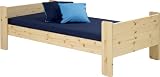 Steens 29064919 Einzelbett SFK 90 x 200 cm f&uuml;r Kinder in Kiefer massive, natur lackiert