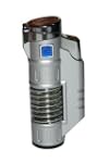 The Coil Triple Flame Lighter Silver