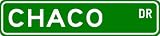 CHACO Street Sign ~ Personalized Family Lastname Sign ~ Gameroom, Basement, Garage Sign Novelty** ALUMINUM