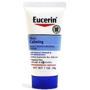 Eucerin skin calming daily moisturizing creme, 1 ounce …