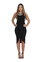 Sexy High-Low-Hem Sleeveless Tank Fall Lace Fitted Draped  Rayon/Spandex Bodycon Dress/Little Black Dress/Midi Dress  With Ruffles