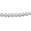 7" 8mm Sterling Silver Bead Bracelet