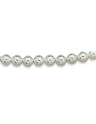 16 Inch 8mm Sterling Silver Bead Necklace