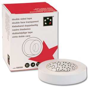 5 Star Office Double Sided Display Tape 25mmx33m 
