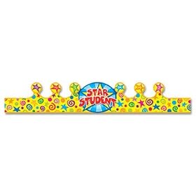 Carson-Dellosa Publishing 101020 - Student Crown, Star, 4 x 23 1/5-CDP101020
