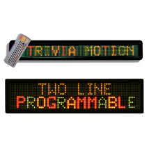 1 Line Multi-Color LED Message Board Display