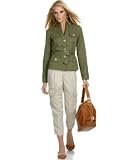31QXPTAFvJL. SL160  MICHAEL Michael Kors Petite Safari Jacket & Capri Pants