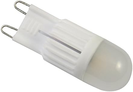 LEDISON LIGHTING Ceramic Dimmable LED G9 Bulb Light 6000K 110V 120V 3W LED=28W halogen Pack of 2