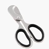 Stainless Steel Cigar Scissor with Rubber Grip