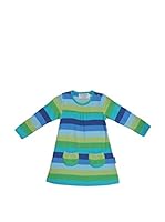 Toby Tiger Vestido Drobmultst (Azul / Verde)