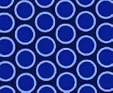 Fitted Pack N Play (Graco Square Playard) Sheet - Primary Bubbles Navy Woven - Made In USA