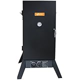 Weston Prago Outdoor Propane Vertical Smoker, 30-Inch, Black