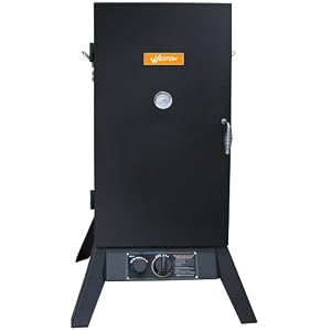 Prago 30-Inch Outdoor Propane Vertical Smoker