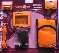 Childrens Toyshop  Video Games : TRAVEL - Pack 2 - Travel pouch, A/C Adaptor, Light Magnifer, Link Cable, Battery Pack, Battery Pack Adaptor Yellow