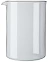 Bodum Spare Glass For French Press Coffee Maker, 4 Cup, 0.5 l, 17 oz, dia 9.6 cm, H 12.5 cm