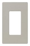 Lutron SC-1-ST Claro Single-gang Wallplate Stone