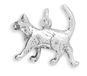 Walking Cat Charm