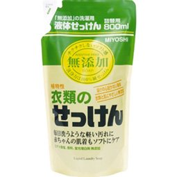 無添加 衣類の石鹸 詰替え 800ml