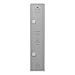 Bradley - LK1218722HV-200 - Gray Wardrobe Locker, (1) Wide, (2) Tier Openings: 2, 12 W X 18 D X 72 H