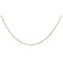 14k Yellow Gold 1.5mm Diamond-Cut Singapore Chain Necklace, 24"