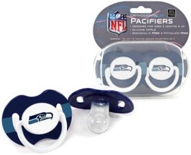 Seattle Seahawks Pacifiers - 2 Pack, Catalog Category: NFL