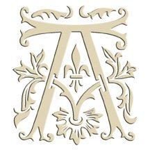 Monogram Embroidered Guest Towel - A - 1 Hand Towel
