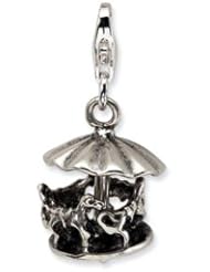 Amore La Vita Antiqued Moveable Carousel Theme Charm