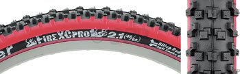 Panaracer Fire XC Folding Tyre in Red 26 x 2.1, RED