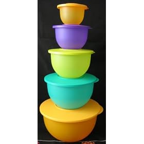 Tupperware Impressions Classic Mixing Bowl Set 5 by Tupperware