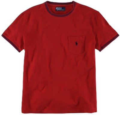 Polo Ralph Lauren Short-sleeved Tipped Crewneck, Red