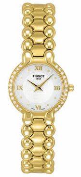 Tissot 18k Solid Gold & Diamonds Womens Watch   T74310873